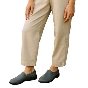 Dr Scholl's Shoes Women's Size 9 W Gray  Leather Slip On Double Air